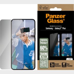Panzerglass - Samsung Galaxy S 2025 Plus - Privacy Skrmbeskyttelse