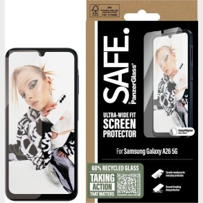 Panzerglass - Safe Skrmbeskyttelse Galaxy Nye A26 5g Uwf M. Aligner