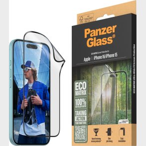 Panzerglass - Iphone 16 - Skrmbeskyttelse - Matrix - Ultra Wide