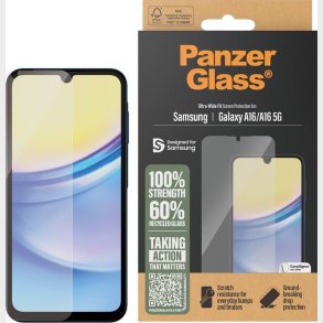 Panzerglass - Samsung New A15/ A16 5g - Skrmbeskyttelse - Ultra-wide