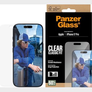 Panzerglass - Skrmbeskytter Iphone 17 Pro / Classic Fit Med Easyaligner