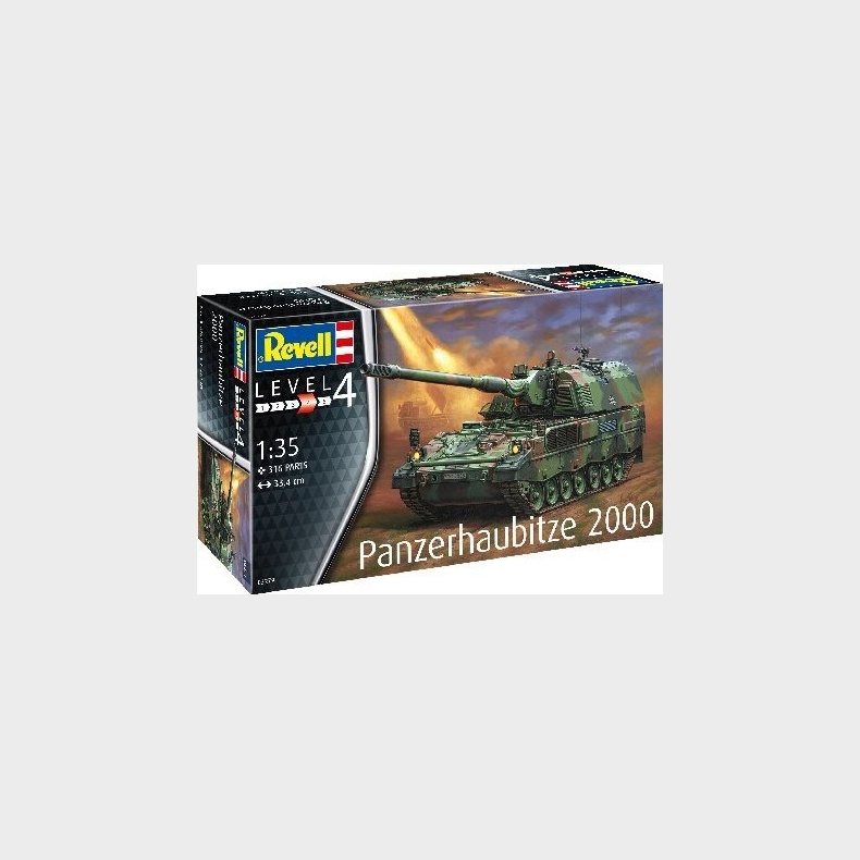 Revell - Panzerhaubitze 2000 Tank Bygges�t - 1:35 - Level 4 - 03279