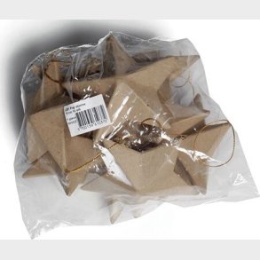 Pap Stjerne 10cm 10 Stk