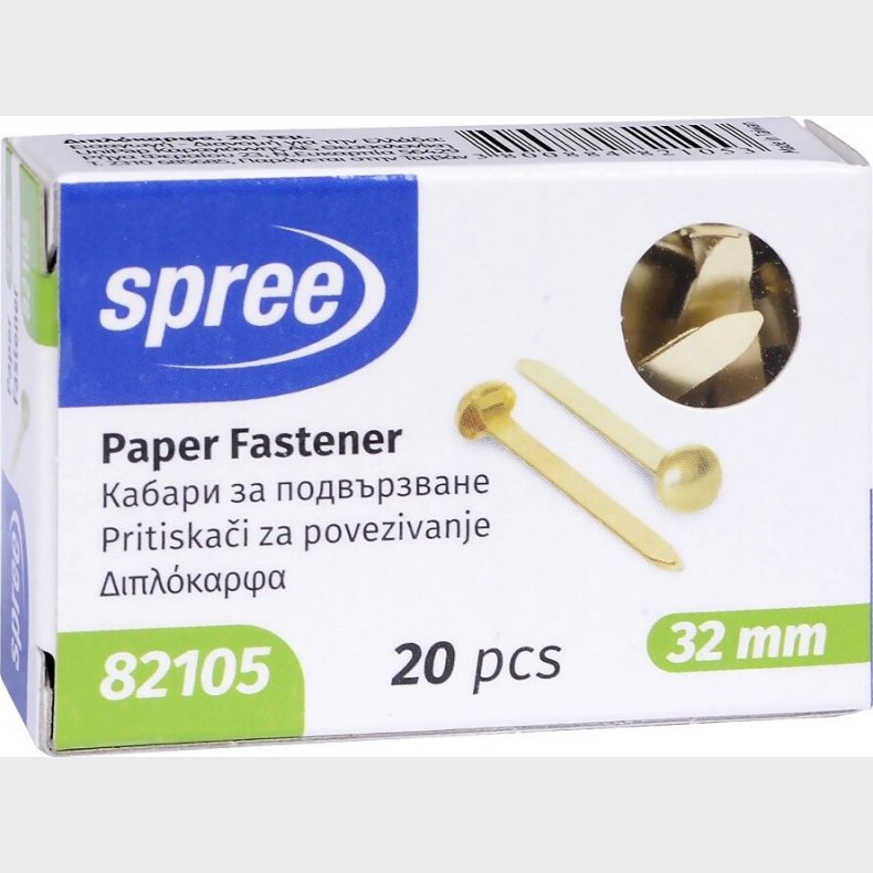 Paperbindere - 32 Mm - 20 Stk. - Spree