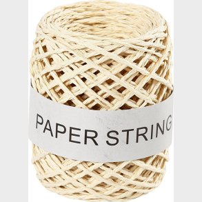 Papirsnor - Tykkelse 1 Mm - Natur - 50 M