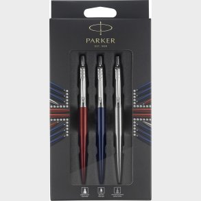 Parker - Jotter London Trio Discovery-pakke - Royal Blue, Red Kensington, Stainless Steel