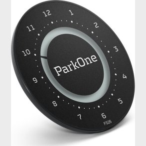 Parkone 2 Elektronisk P Skive / Park One Automatisk P Skive - Sort