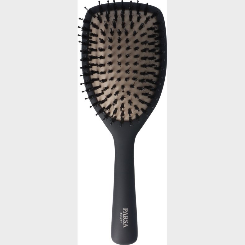Parsa - Keratin Care & Shine Paddle Brush - Sort - L