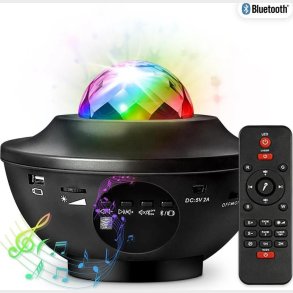 Party Fun Lights - Galakse Bluetooth Hjttaler Med Fjernbetjening