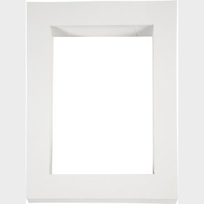 Passepartoutrammer  - A4 - Str. 28,5x37 Cm - 500 G - Hvid - 100 Stk.