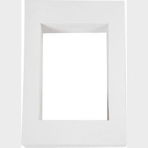 Passepartoutrammer  - Str. 19,8x28 Cm - 500 G - Hvid - 100 Stk.