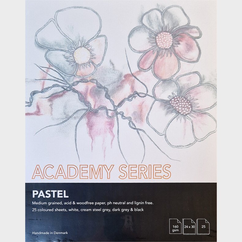Pastel Blok Academy 24 X 30 Cm - 160 G - 25 Ark