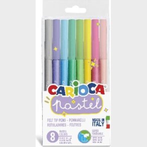 Carioca - Pastel Tusser - 8 Farver