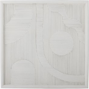 Bloomingville - Patina Vgdekoration - Hvid - Polyresin