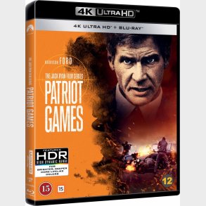 Patrioternes Spil / Patriot Games - 4K Blu-Ray