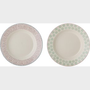 Bloomingville - Patrizia Pastatallerken - Grn - Stentj - 2 Stk