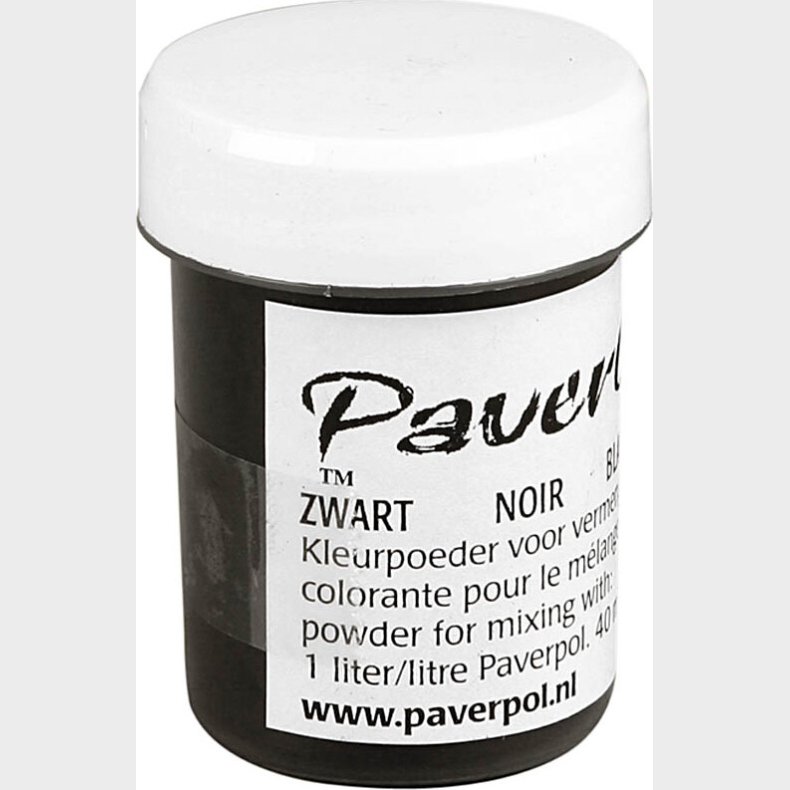 Paver Color - Sort - 40 Ml