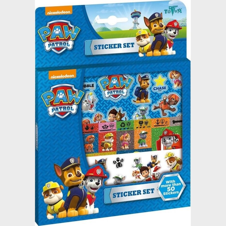 Paw Patrol - Klistermrker Til Brn - Over 50 Stk