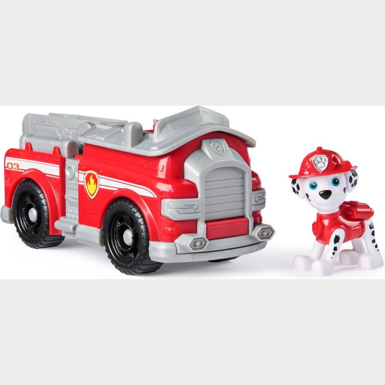 Paw Patrol - Marshall Fire Engine - Figur Og Brandbil Leges�t