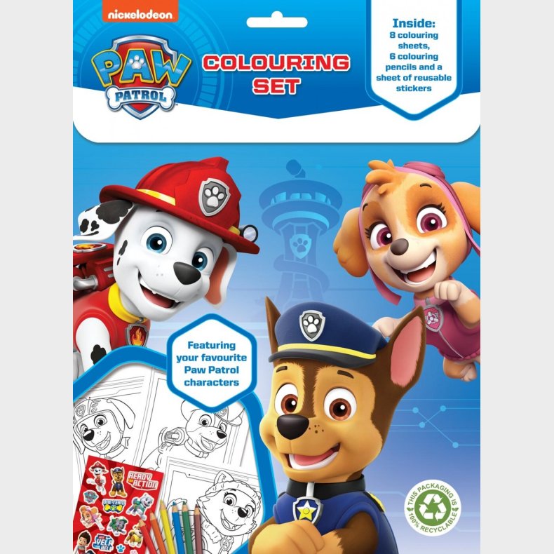 Paw Patrol Coloring Set - Alligator