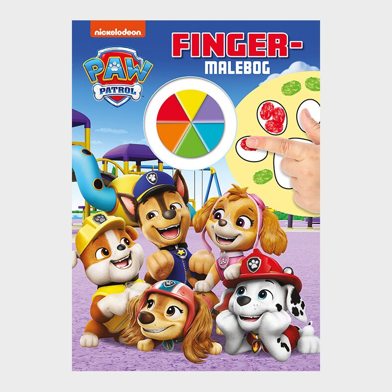 Paw Patrol - Fingermalebog - Bog