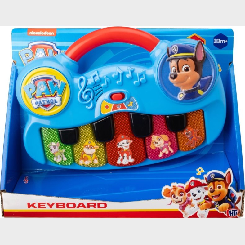 Paw Patrol - Keyboard Legetj Med Musik Og Hundelyde Til Brn