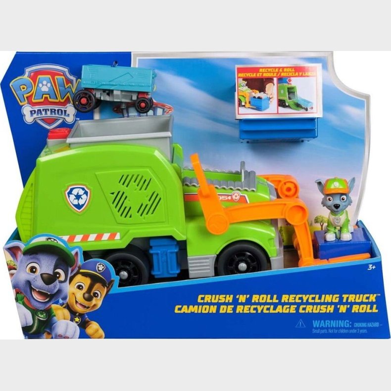 Paw Patrol - Rocky Crush N' Roll Genbrugstruck - (6071248)