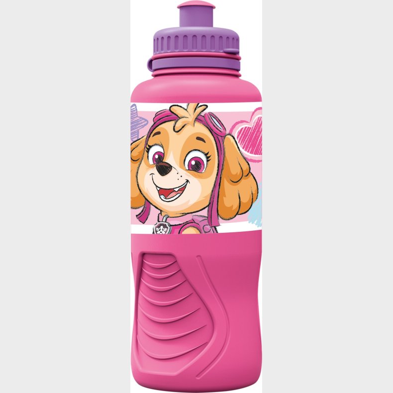Paw Patrol - Sports Drikkedunk Til Brn - Pink - Plastik 430 Ml