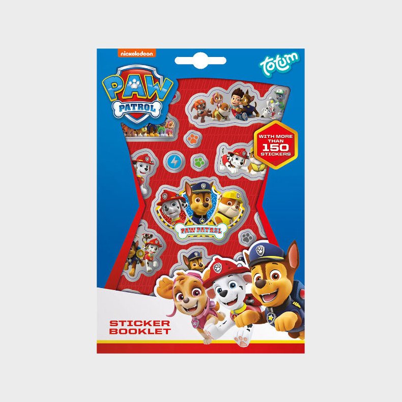 Paw Patrol - Klistermrkebog Til Brn - Over 150 Klistermrker - Bog