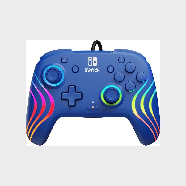 Pdp Afterglow Wave Wired Controller Blue Switch