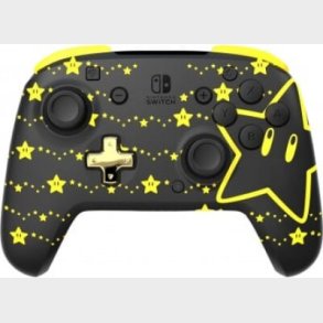Pdp Rematch Wireless Controller Glow Mario Stars Switch