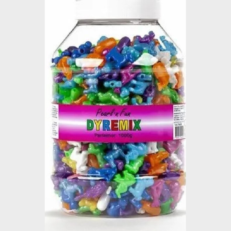 Pearl 'n Fun Perler - Dyr - 25 Mm - 1000 G I Btte