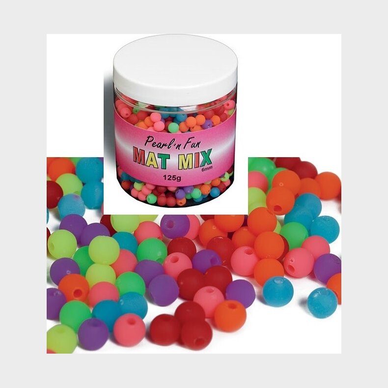 Pearl 'n Fun Perler - Mat Mix - 6 Mm - 125 G