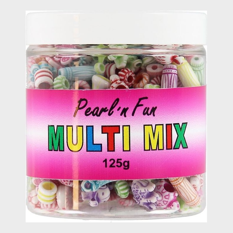 Pearl 'n Fun Perler - Multi Mix - 125 G