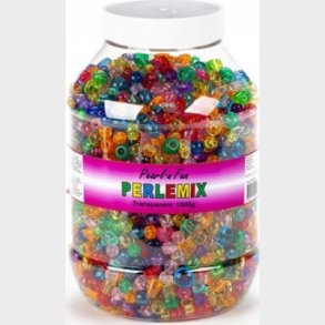 Pearl 'n Fun Perler - Transparent Mix I Btte - 1000 G