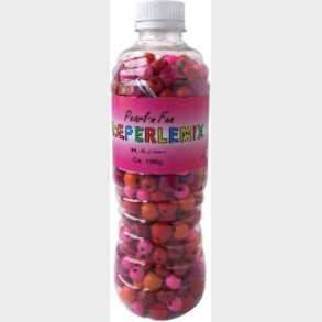 Pearl 'n Fun Perler - Trperlemix - Pink, Rd Og Orange 190 G