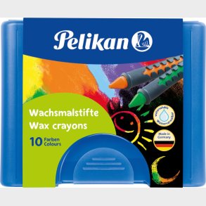 Vokskridt I ske - 10 Farver - Pelikan