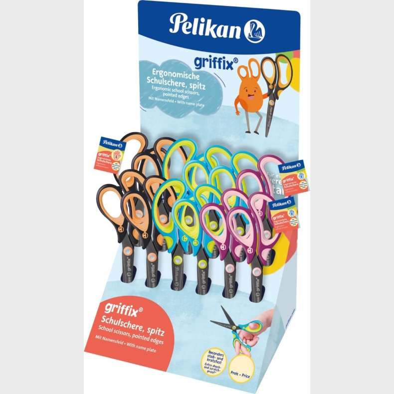 Pelikan - Griffix Brnesakse - Hjre Og Venstre Hnd - 12 Stk