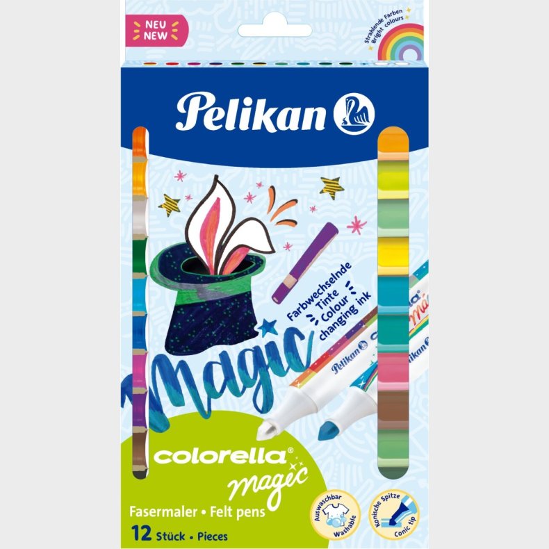 Pelikan - Colorella Magiske Tusser - 12 Stk