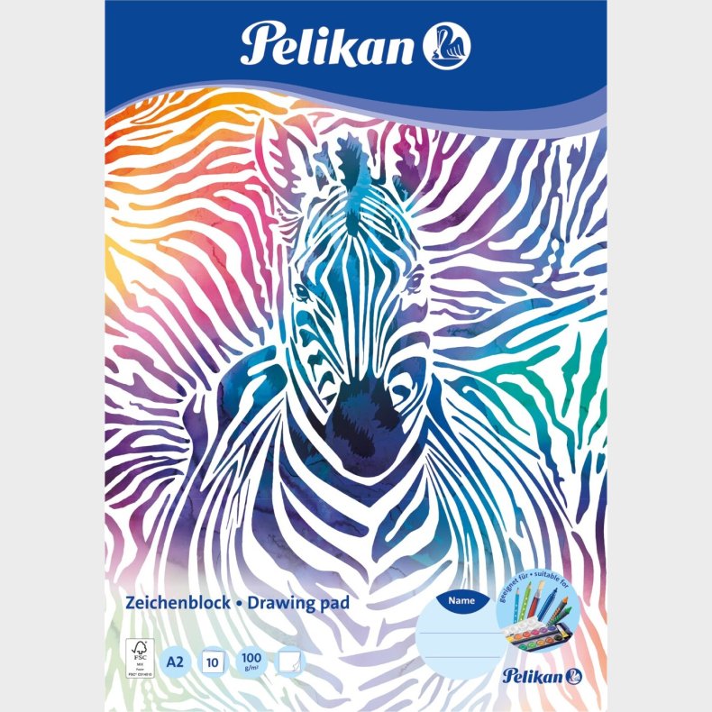 Pelikan - Tegneblok - A2 - 10 Ark