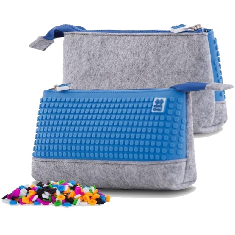 Penalhus fra Pixie Crew - Design selv - Gr/bl