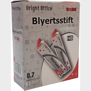 Pencilminer 20 Stk 0,7 Mm - Hb - Bright Office