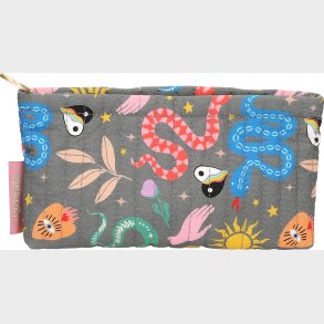 Penalhus - Quiltet Med Slange Print - Penfection