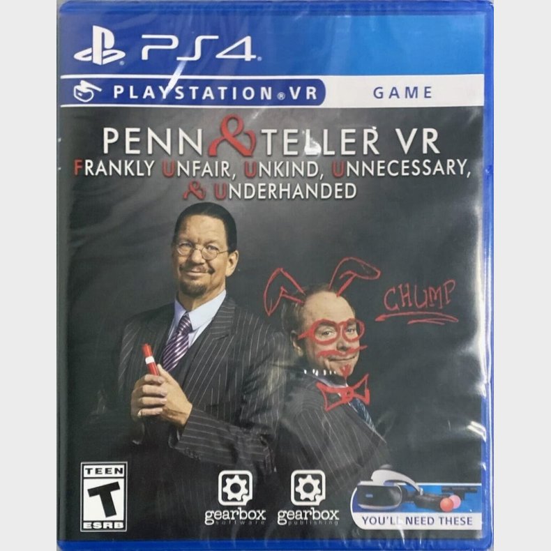 Penn & Teller Vr: Frankly Unfair - PS4