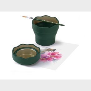 Faber Castell | Penselbtte, foldbar Mrkegrn