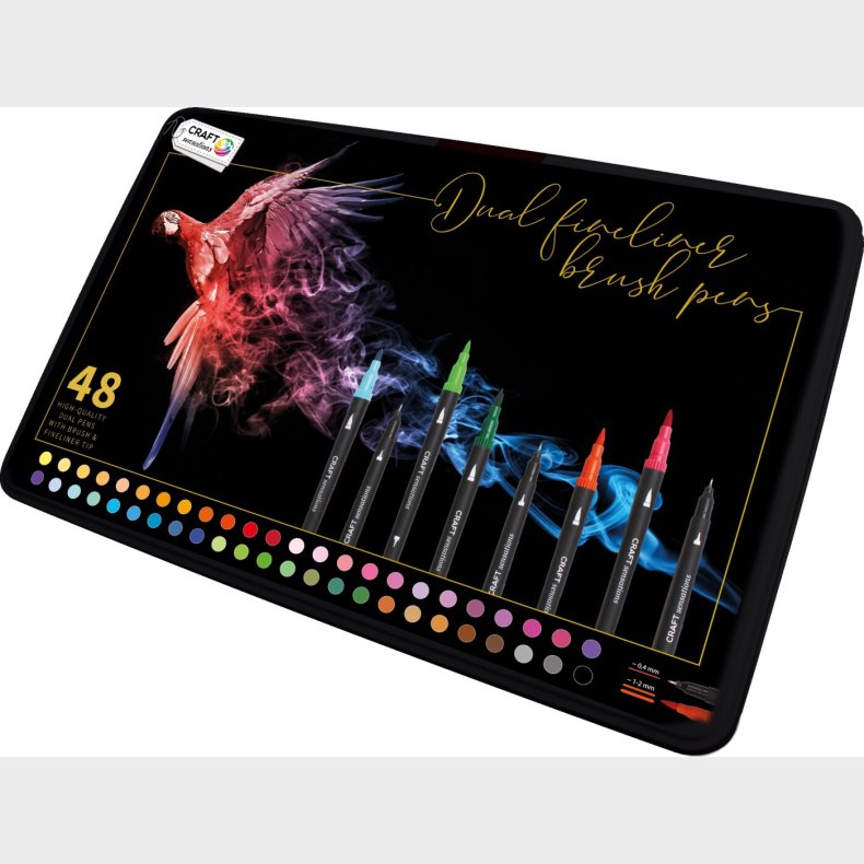 Dobbelt Tusser St - Craft Sensations - 48 Farver