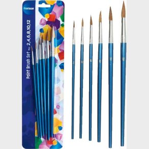 Pensler 6 Stk P� Blisterkort - Centrum