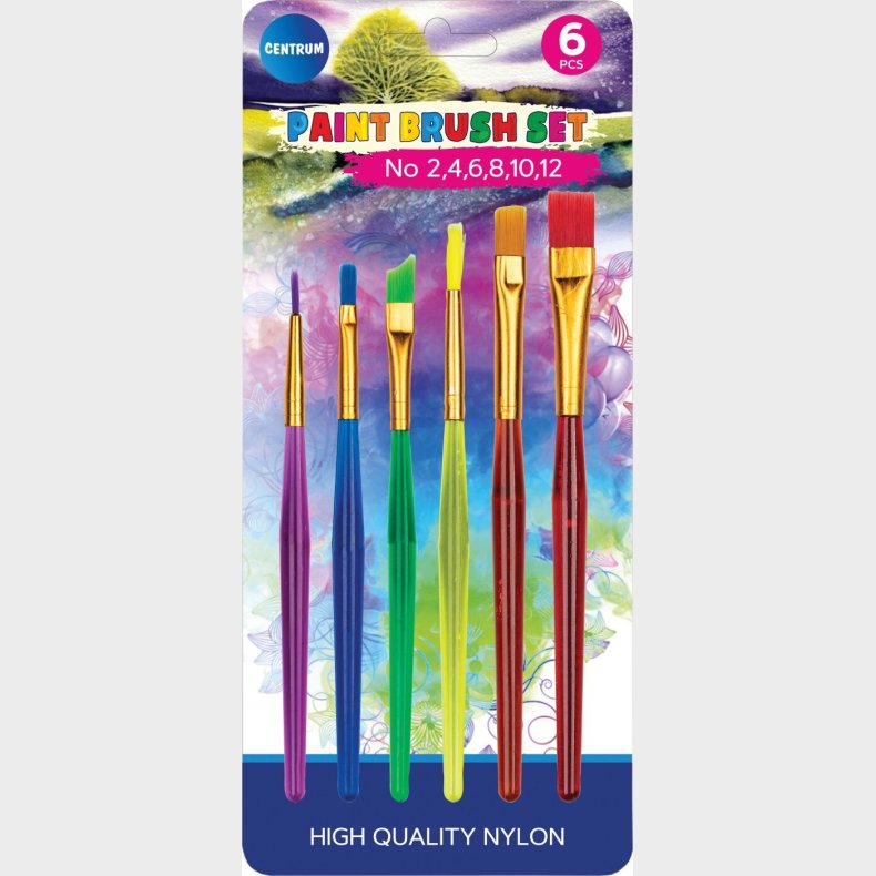 Pensler 6 Stk P Blisterkort - Centrum