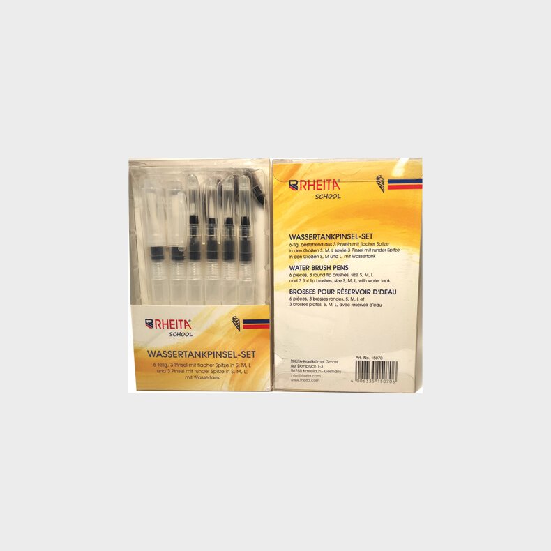 Pensler Med Vandtank - 6 Forskellige Bredder