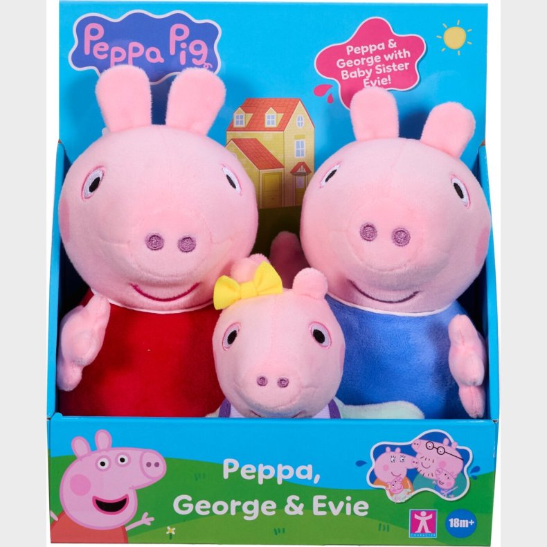 Peppa Pig - Plush 3pk